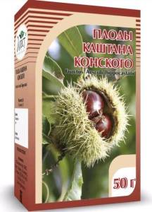 Каштан конский, плоды, 50 г (Лекра-сэт)