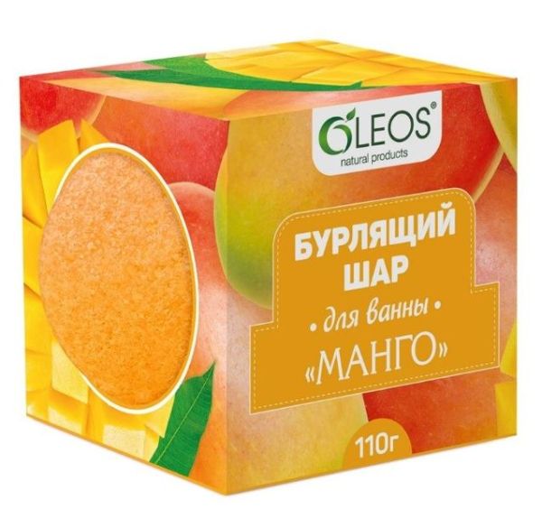 Бурлящий шар Манго Oleos 110г фотография