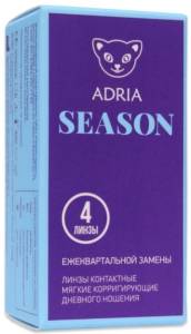 Линзы контактные Adria Season Morning q38 8.6, -3,00 4шт