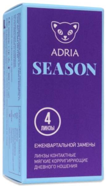 Линзы контактные Adria Season Morning q38 8.6, -6,00 4шт фотография